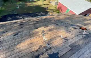 Durable residential and garage roof replacement solution provided in Charlestown RI by Pawcatuck Roofing Company.