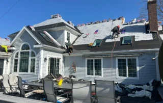 Reliable roof replacement, ridge vent installation, and Velux skylight replacement service in Charlestown RI by Pawcatuck Roofing Company.